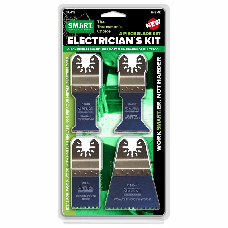 Smart Trade 4 Piece Electrician's Kit - H4EMK - Tool Monster