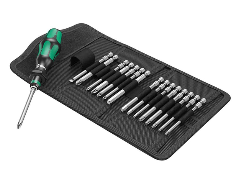 Kraftform Kompakt 60 17 Piece Bit-Holding Screwdriver & Bit Set PH/PZ/SL/TXBO/HEX Tool Monster