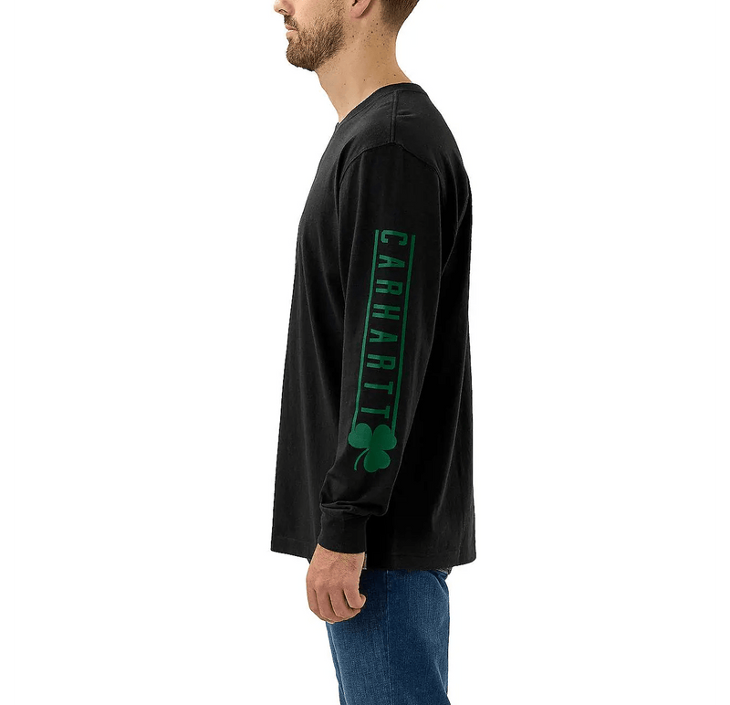 Carhartt® Loose Fit Heavyweight Long - sleeve Shamrock Graphic T-shirt - Tool Monster