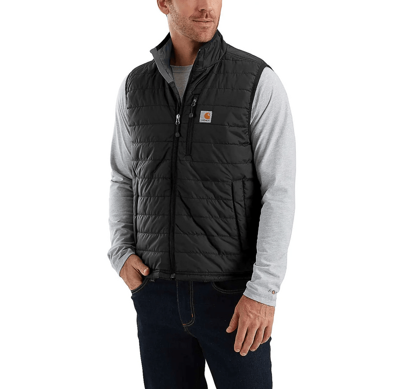 Carhartt® Rain Defender® Relaxed Fit Lightweight Insulated Vest Black - Tool Monster