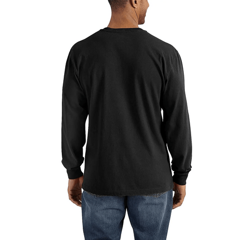 Carhartt® Loose Fit Heavyweight Long - Sleeve Pocket Henley T-Shirt - Tool Monster
