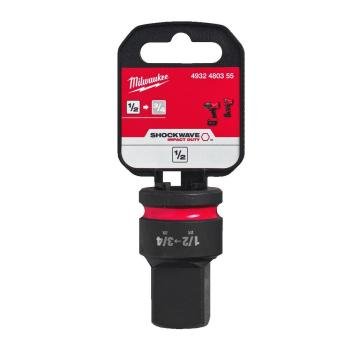 Milwaukee SHOCKWAVE™ Impact Socket Reducer 1/2in - 3/4in 4932480355 - Tool Monster