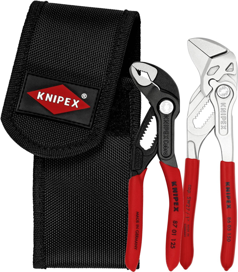 Knipex V04 XS Mini Pliers Set in Belt Pouch - Tool Monster