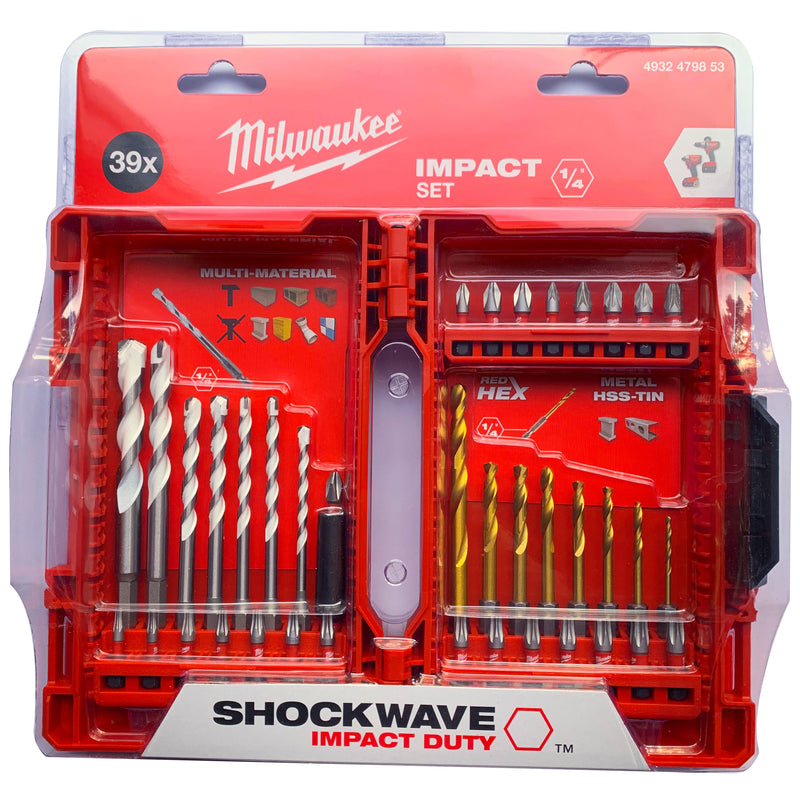 Milwaukee ShW Drill & Drive 39 pcs Set 2 - 4932479853