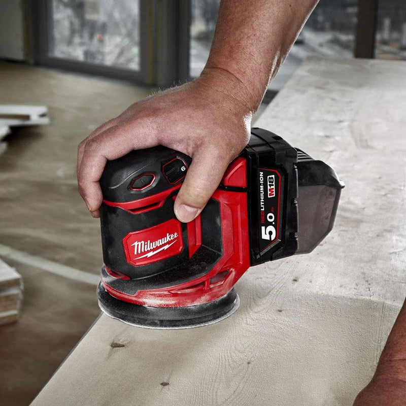 Milwaukee M18 FUEL™ random Orbital Sander - M18 BOS125 (Bare/Body Only) - Tool Monster