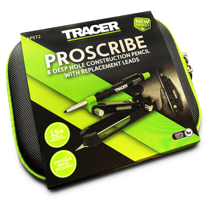Tracer ProScribe & Deep Hole Construction Pencil With Replacement Leads - APST2