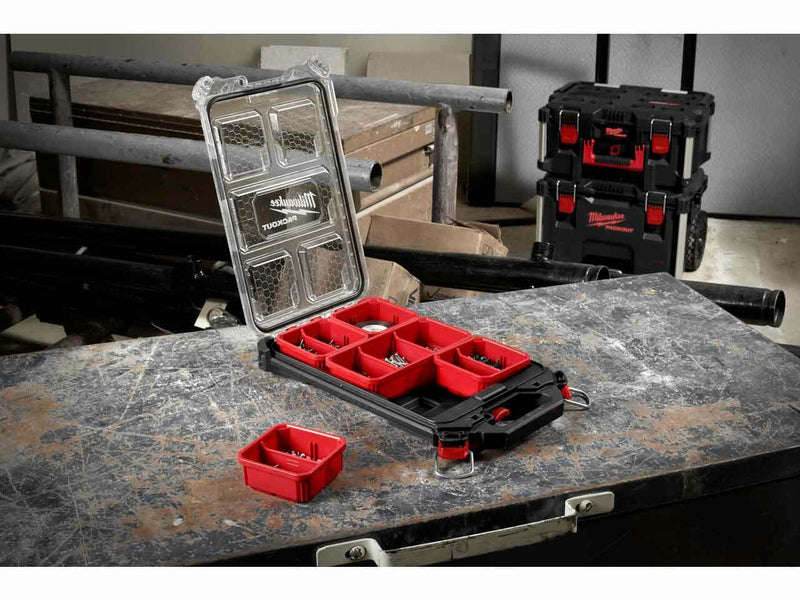 Milwaukee PACKOUT™ COMPACT SLIM ORGANISER - 4932471065 - Tool Monster