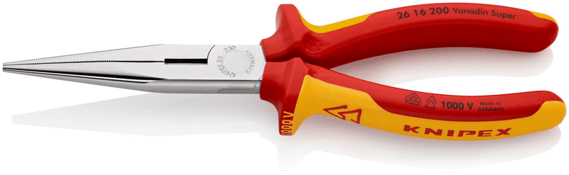 Snipe Nose Side Cutting Pliers 200 mm - 26 16 200 - Tool Monster