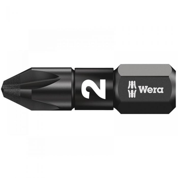 Premium Plus Impaktor Diamond Bit for Pozidriv Screws PZ2, Black, carded Tool Monster