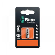 Premium Plus Impaktor Diamond Bit for Pozidriv Screws PZ2, Black, carded Tool Monster